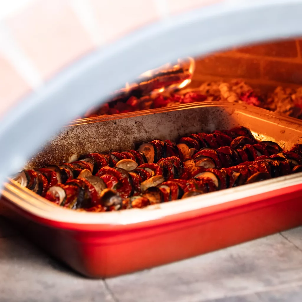 plat legume au feu de bois