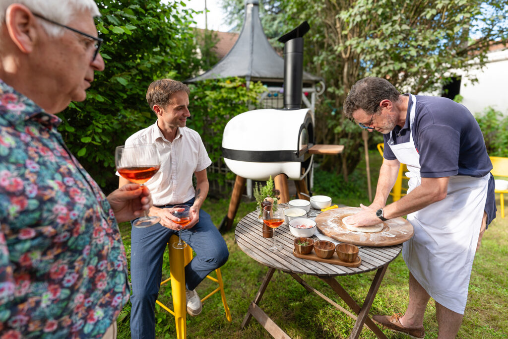 Moment convivial en extérieur