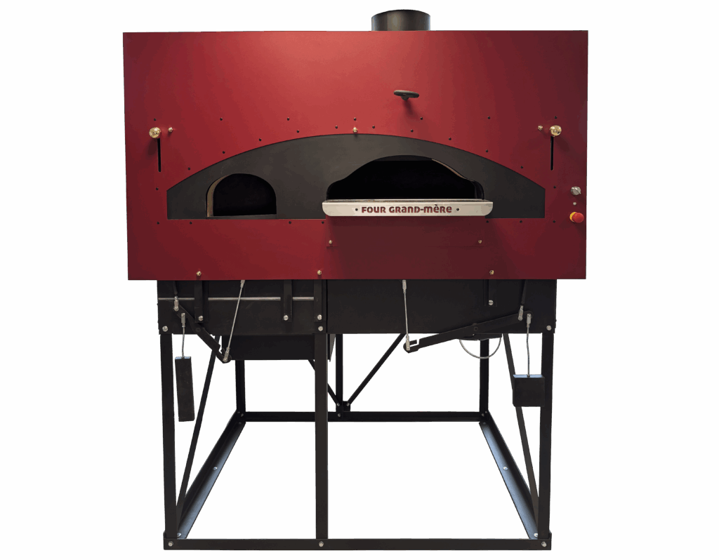 Habillage en couleur four à bois professionnel Pro-R rouge pourpre