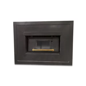 Porte escamotable pour four à bois professionnel boulangerie
