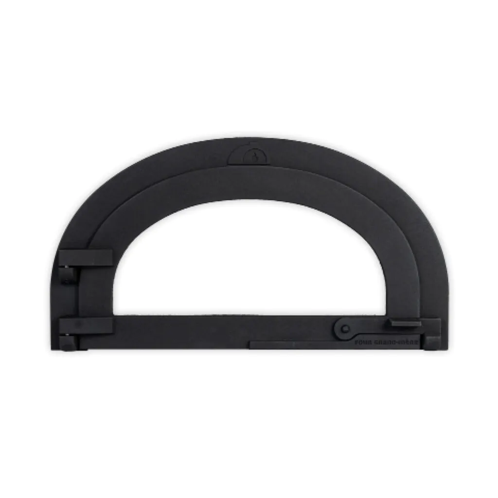Porte en fonte vitrée four à bois