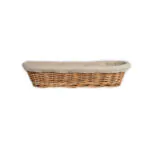wicker long bread basket