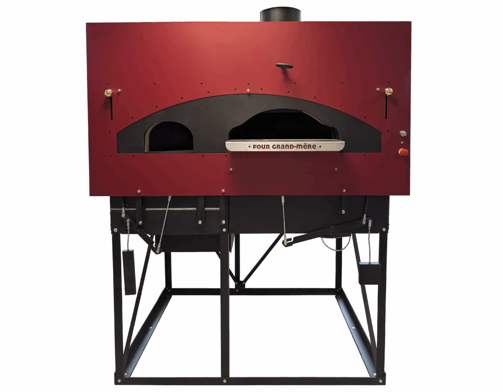 Habillage en couleur four à bois professionnel Pro-R rouge pourpre